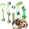 9 Piece Dog Chew Rope Toy Set for Interactive Play