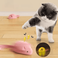 Interactive Plush Mouse Cat Toys for Indoor Kittens Self Play and Chewing