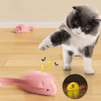 Interactive Plush Mouse Cat Toys for Indoor Kittens Self Play and Chewing