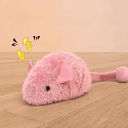 Interactive Plush Mouse Cat Toys for Indoor Kittens Self Play and Chewing