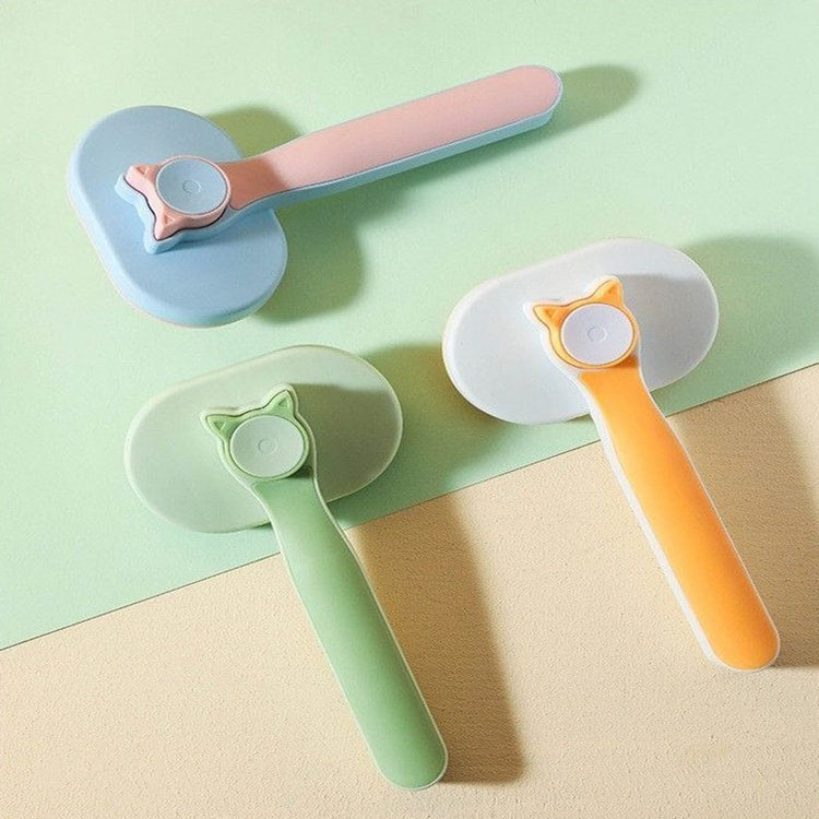 Blue Cat Short Hair Cleaning and Hair Removal Comb for Cats and Dogs