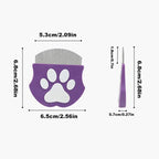 Curved Pet Grooming Comb for Cats and Dogs Face and Body Detangling Tool
