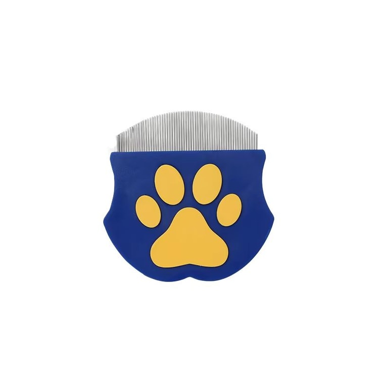 Curved Pet Grooming Comb for Cats and Dogs Face and Body Detangling Tool