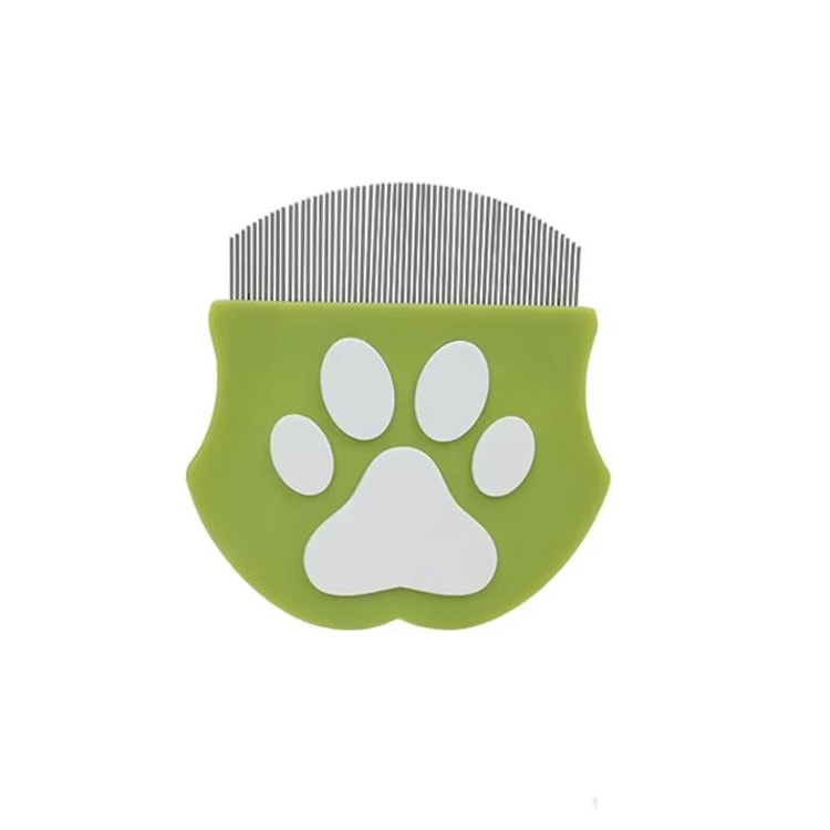 Curved Pet Grooming Comb for Cats and Dogs Face and Body Detangling Tool