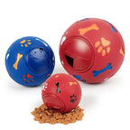 Interactive Dog Treat Dispensing Chew Ball Durable Rubber Pet Toy