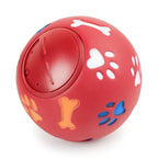 Interactive Dog Treat Dispensing Chew Ball Durable Rubber Pet Toy