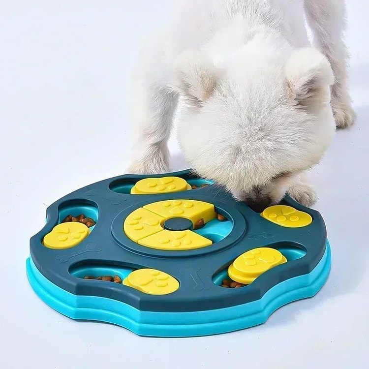 Dog and Cat Food Dispenser Non Slip Interactive Puzzle Toy