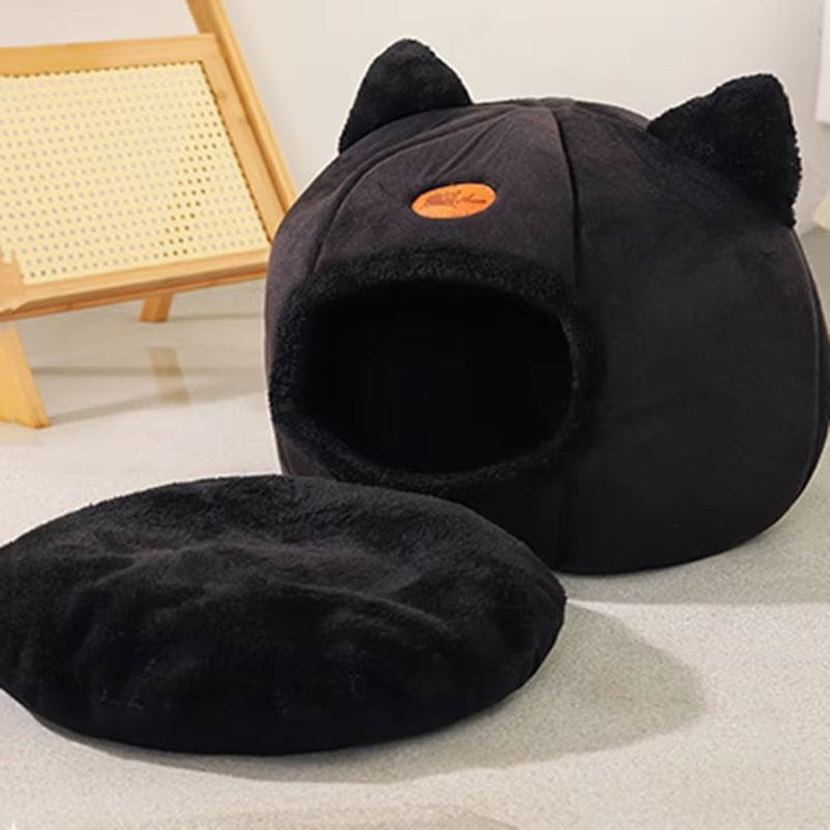 Cozy Indoor Pet Cave Bed for Cats and Small Dogs
