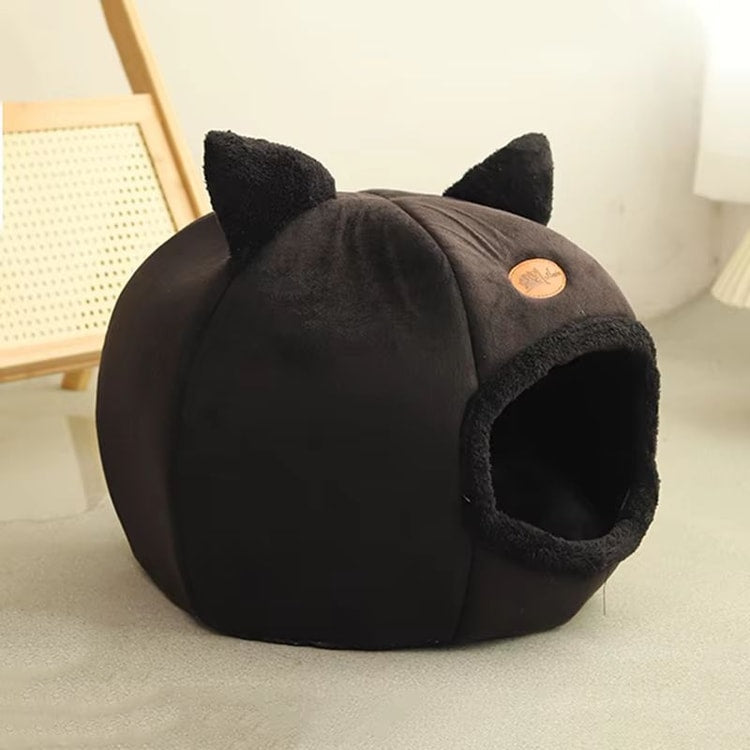 Cozy Indoor Pet Cave Bed for Cats and Small Dogs