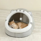 Premium Pet Cave Bed for Cats and Small Dogs