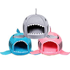 Shark Pet Bed for Dogs and Cats