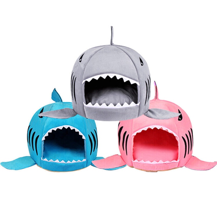Shark Pet Bed for Dogs and Cats