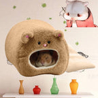Plush Hamster Bed Small Pet Hammock Hanging Nest for Cage