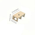 Solid Wood Hideaway House for Hamsters and Small Pets
