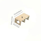 Solid Wood Hideaway House for Hamsters and Small Pets
