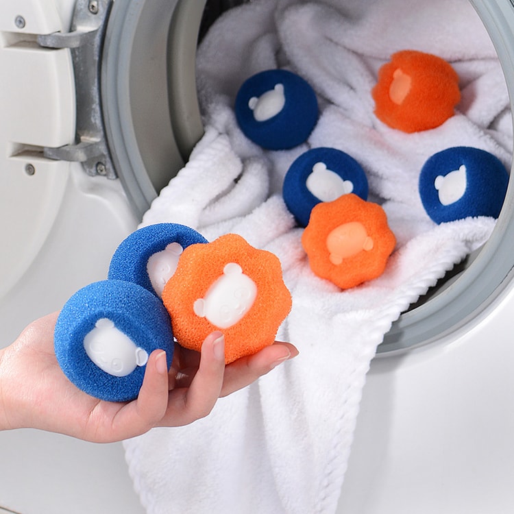 4 Piece Laundry Ball Hair Remover for Pet Clothes and Accessories